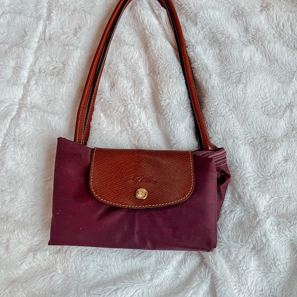 Longchamp Handbags - Longchamp Le Pilage Small Tote (purple)